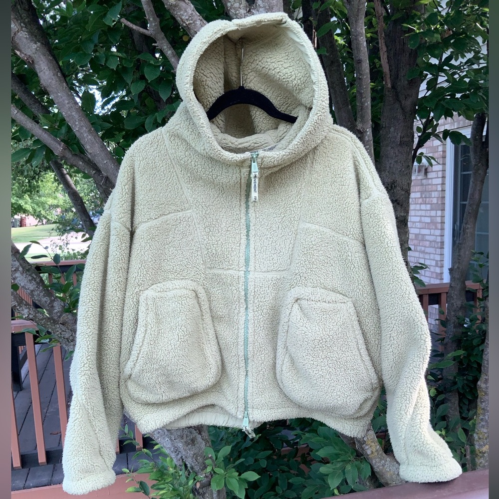 FP Movement by Free People Sage Teddy Jacket